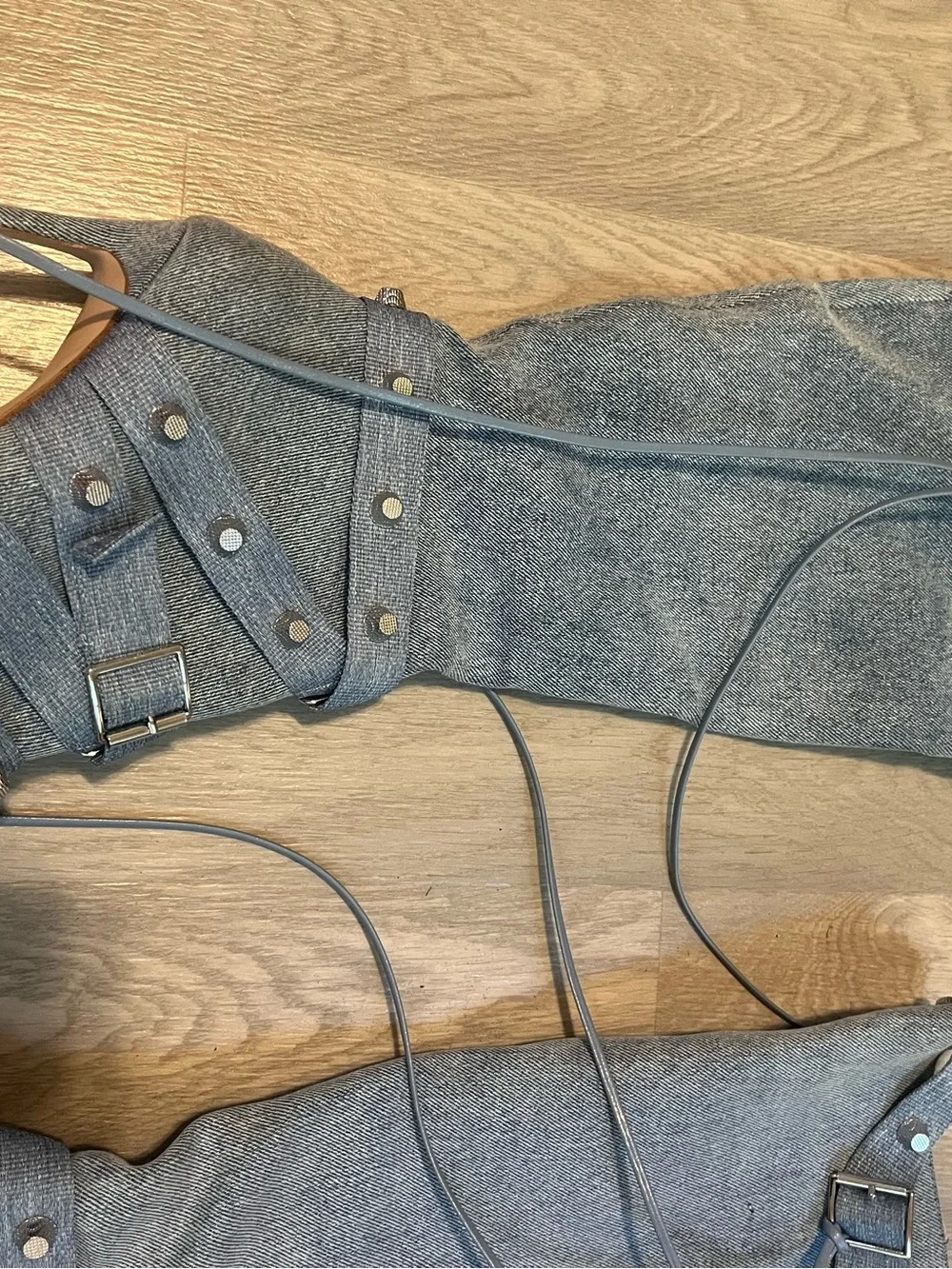 Denim Knee-High Stiletto Boots - Studds Women